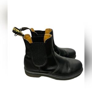 Dr. Martens Docs 2976 Black Patent Leather Chelsea Boots Unisex Womens 8 Mens 6